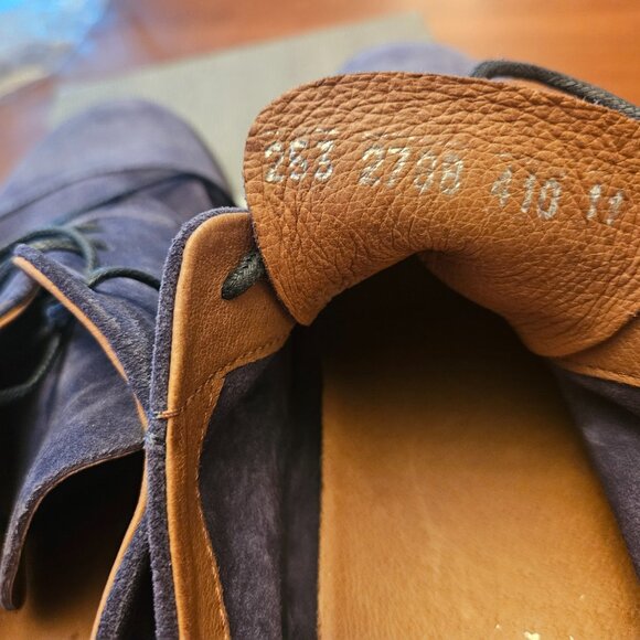 Blue Suede Shoes Bacco Bucci NARDI LEATHER SOLE Size 11 main image 11
